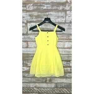 Girls Sundress Size 7/8‎ Medium Yellow Cat&jack